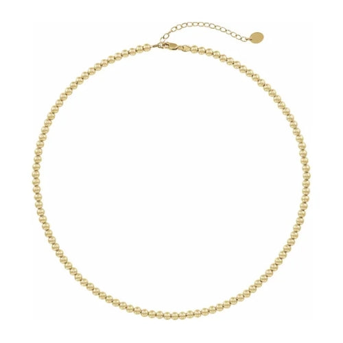 Gold-Filled Beaded Necklace