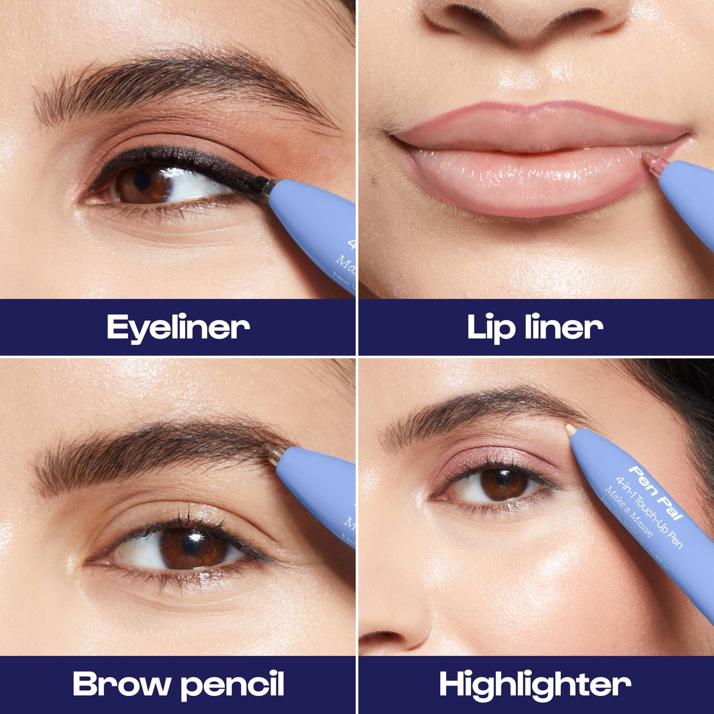 Alleyoop Make a Mauve Pen Pal 4-in-1 Makeup Touch Up Pen
