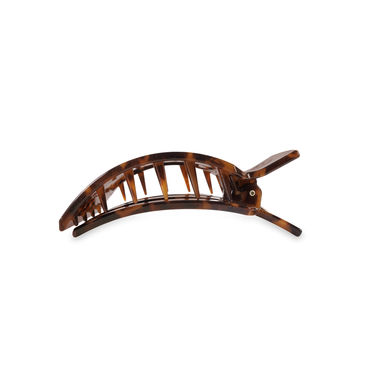 Tortoise | Medium | Flat Square Hair Clip