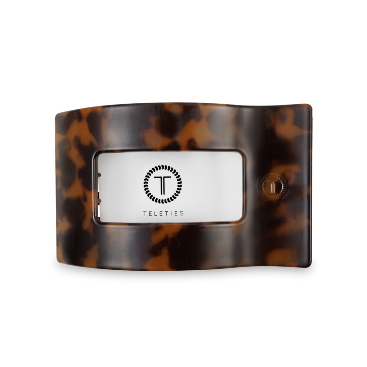 Tortoise | Medium | Flat Rectangle Hair Clip