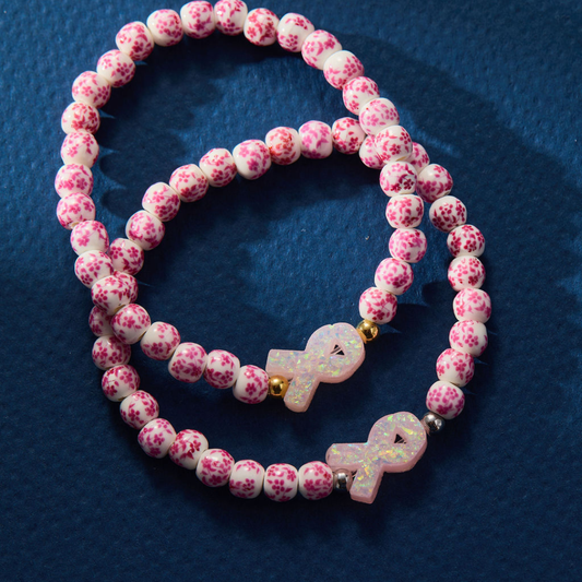 Holy Water Bracelet - Pink Ribbon Awareness