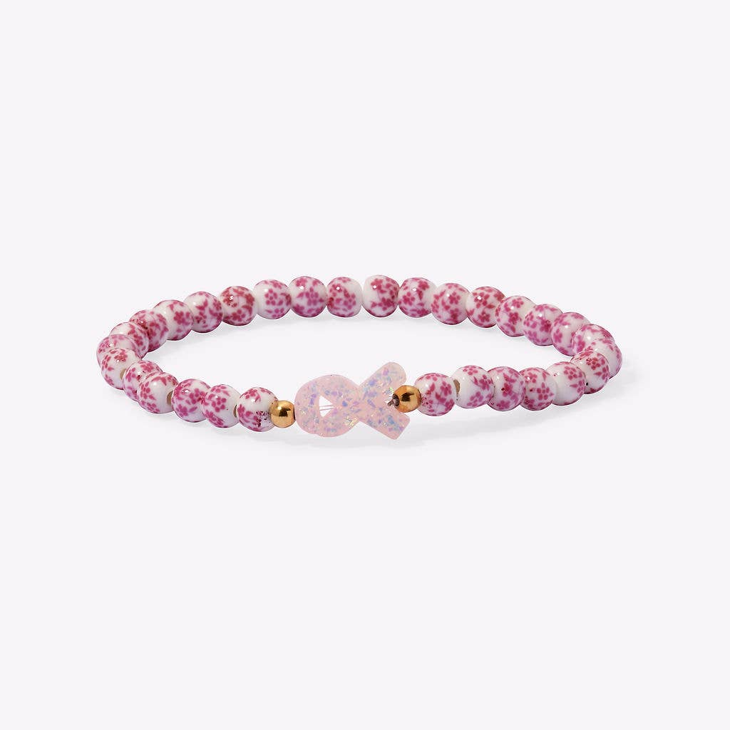 Holy Water Bracelet - Pink Ribbon Awareness