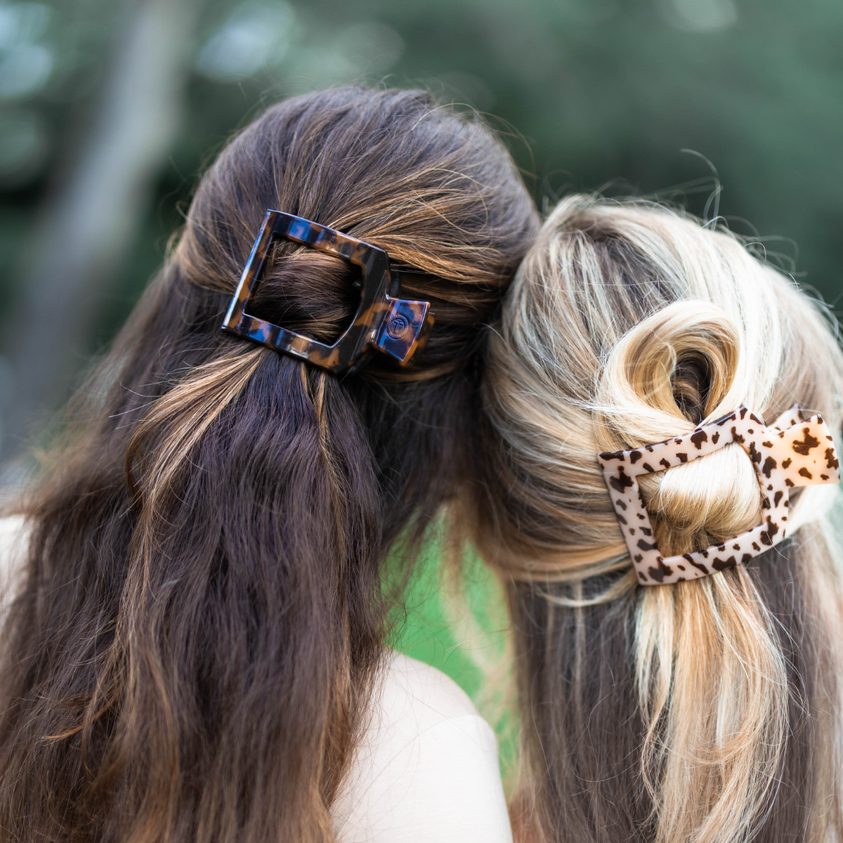 Tortoise | Medium | Flat Square Hair Clip