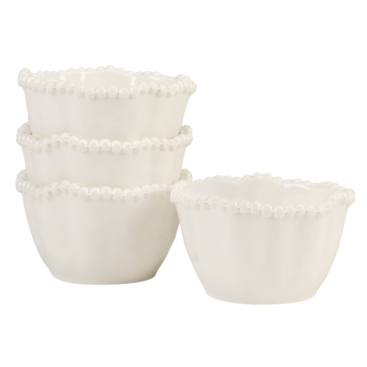 Perlette Gift Cream Melamine Set of 4