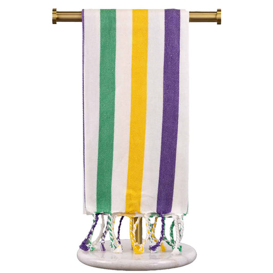 Purple/Yellow/Green Hand Towel