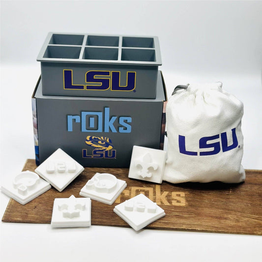 LSU Custom Cocktail Ice Tray - Bundle