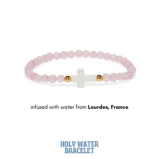 Holy Water Bracelet - Rose Quartz