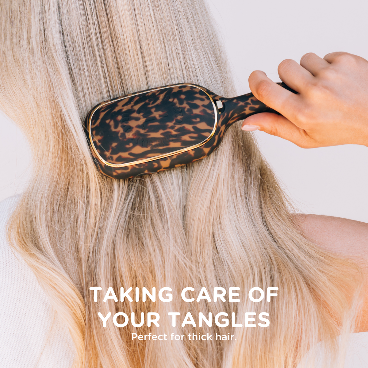 Detangler Brush |Tortoise| Thick