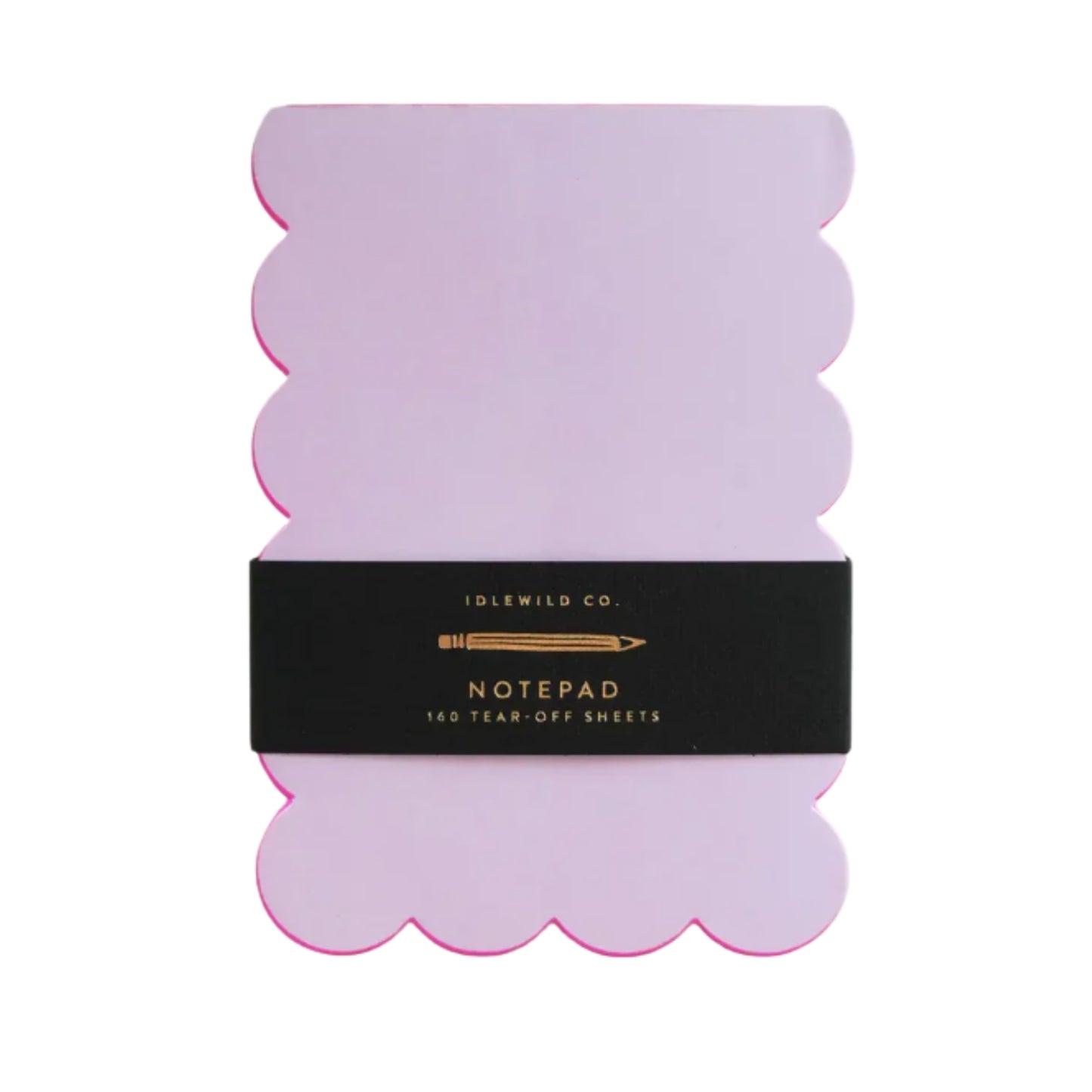 Scalloped Shaped Pad | Lilac + Hot Pink