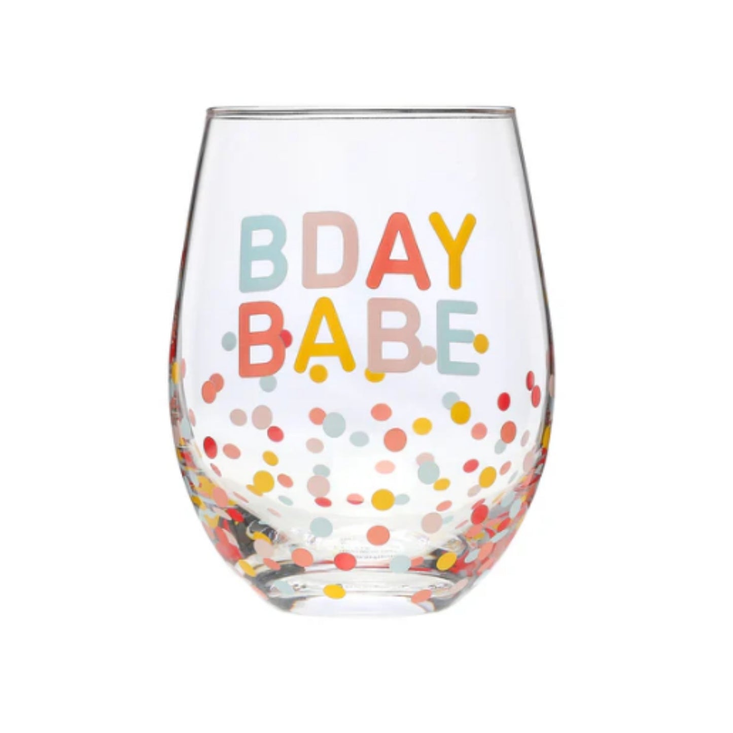 Birthday Babe Wine Glass