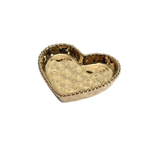 Mini Heart Dish Gold
