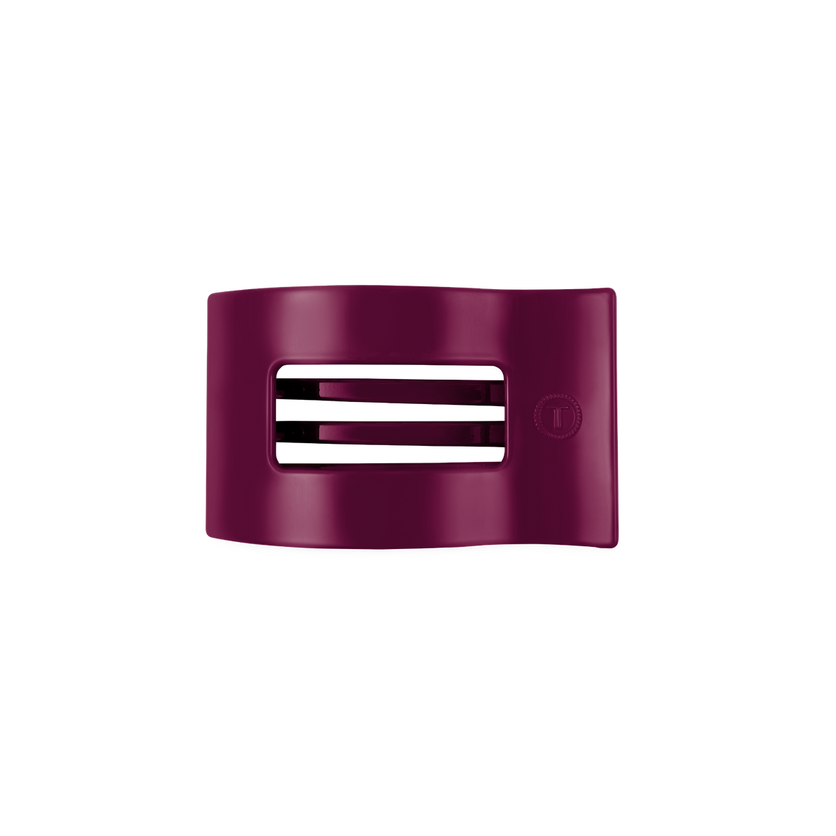 Mulberry | Small |Flat Rectangle Hair Clip