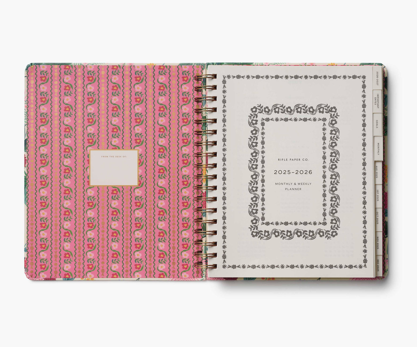2025-2026 Academic Hardcover Spiral Planner