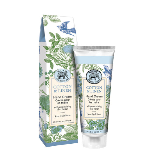 MDW Cotton & Linen Hand Cream 2.5 fl oz.