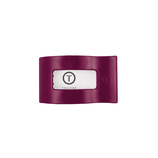 Mulberry | Small |Flat Rectangle Hair Clip