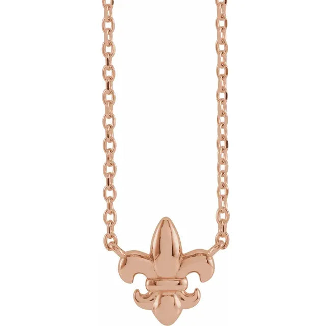 Petite Fleur De Lis Necklace