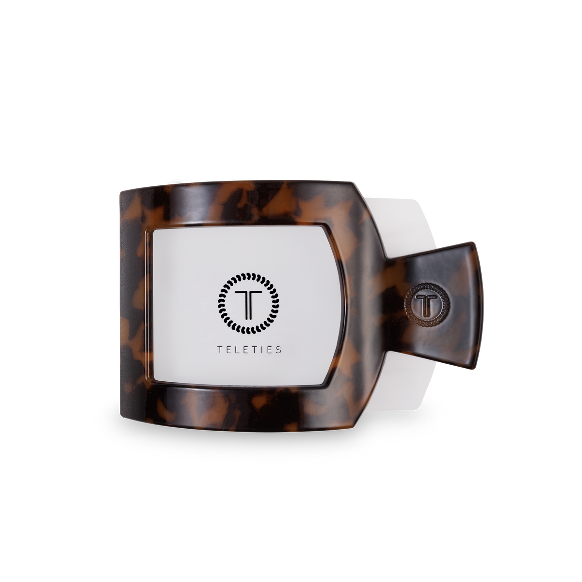 Tortoise | Medium | Flat Square Hair Clip