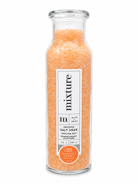 Grapefruit & Sweet Vanilla Salt Soak