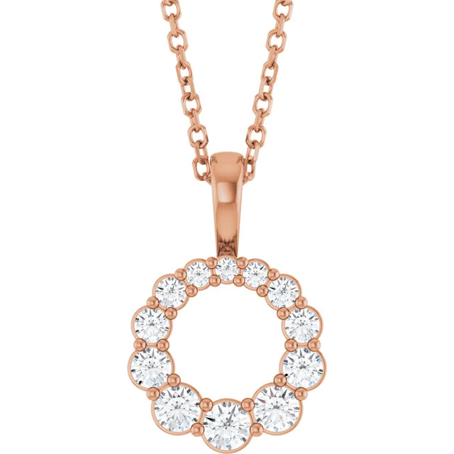 Graduated Circle Necklace