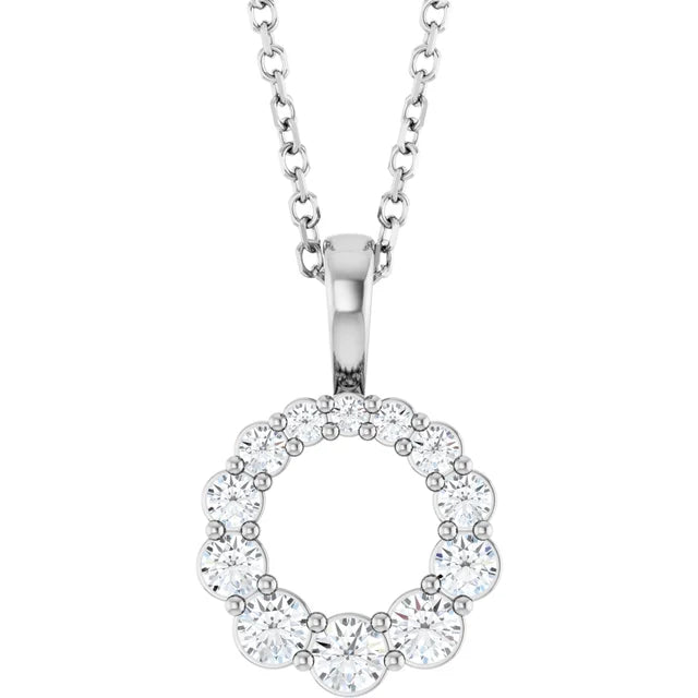 Graduated Circle Necklace