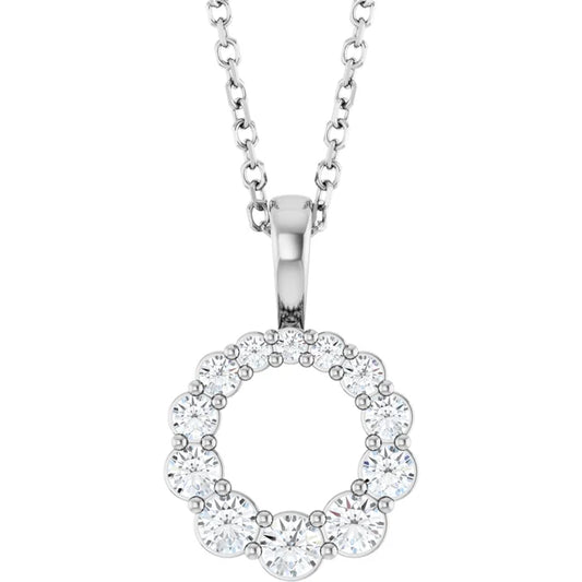 Graduated Circle Necklace