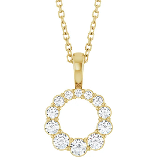 Graduated Circle Necklace