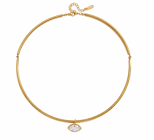 Collar Necklace - Marquise