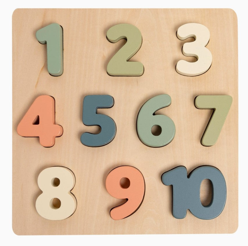 Wooden Numbers Puzzle