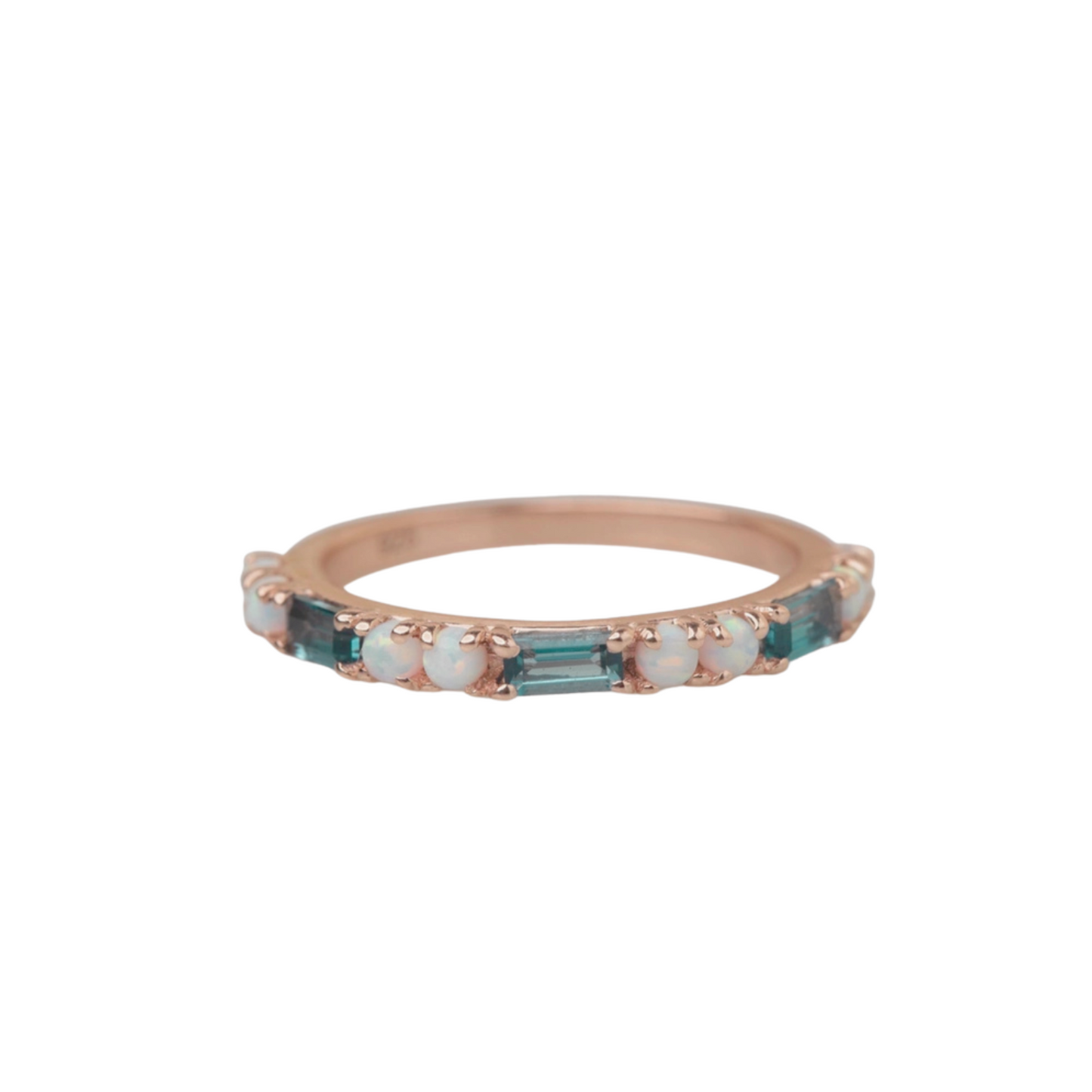 London Blue Topaz & Opal  Band