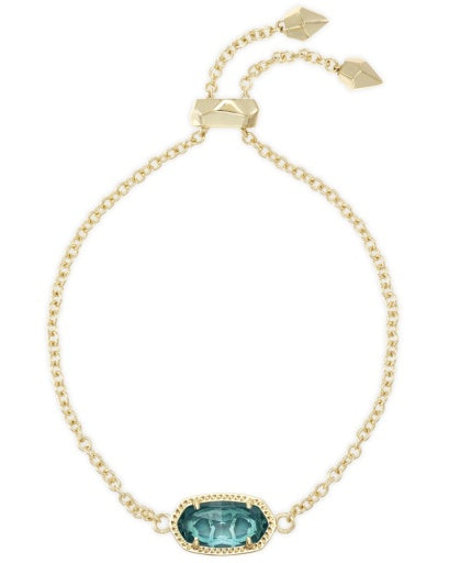 ELAINA DELICATE CHAIN BRACELET GOLD LONDON BLUE
