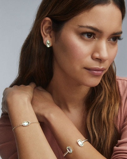 ELAINA DELICATE CHAIN BRACELET GOLD LONDON BLUE