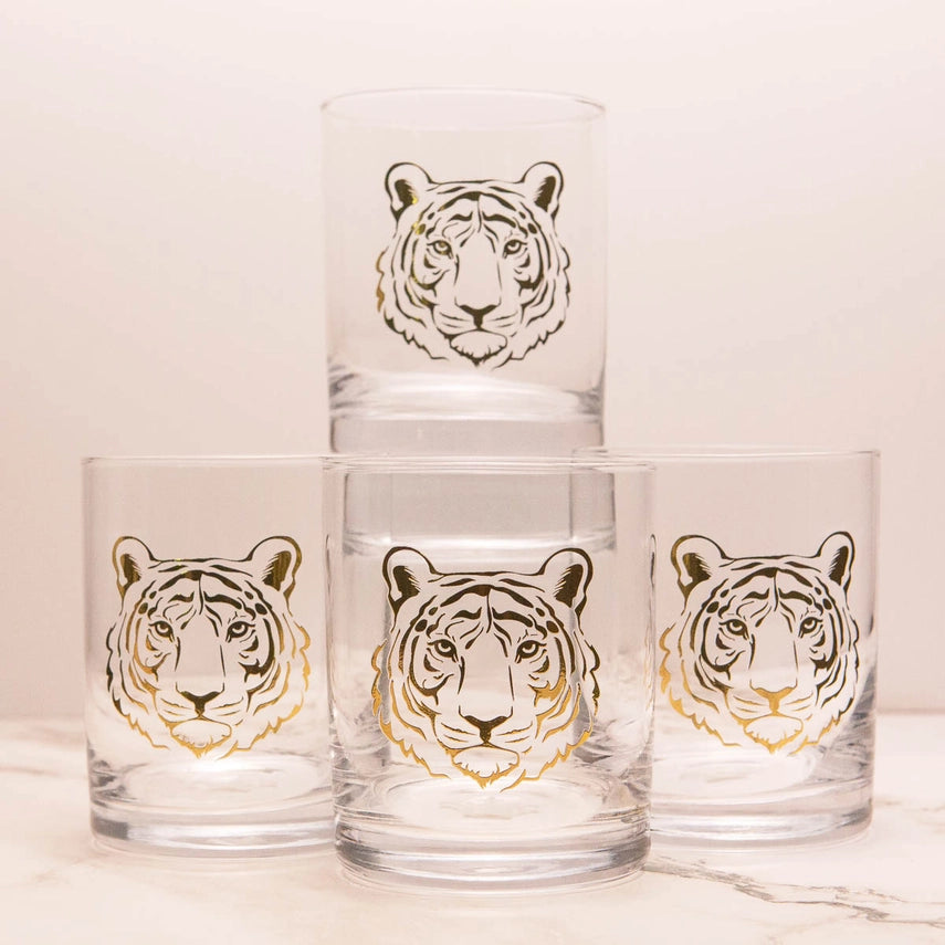 Tiger Rocks Glass Gift Set
